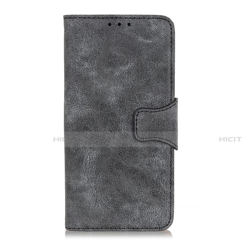 Coque Portefeuille Livre Cuir Etui Clapet L11 pour Huawei Nova 6 SE Gris Plus