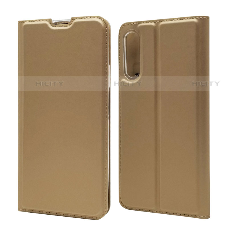 Coque Portefeuille Livre Cuir Etui Clapet L11 pour Huawei P Smart Pro (2019) Or Plus