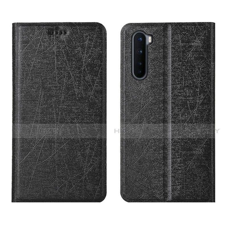 Coque Portefeuille Livre Cuir Etui Clapet L11 pour OnePlus Nord Noir Plus