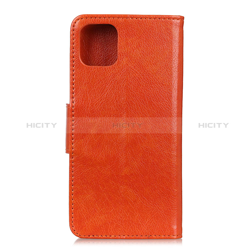 Coque Portefeuille Livre Cuir Etui Clapet L11 pour Samsung Galaxy A71 4G A715 Orange Plus