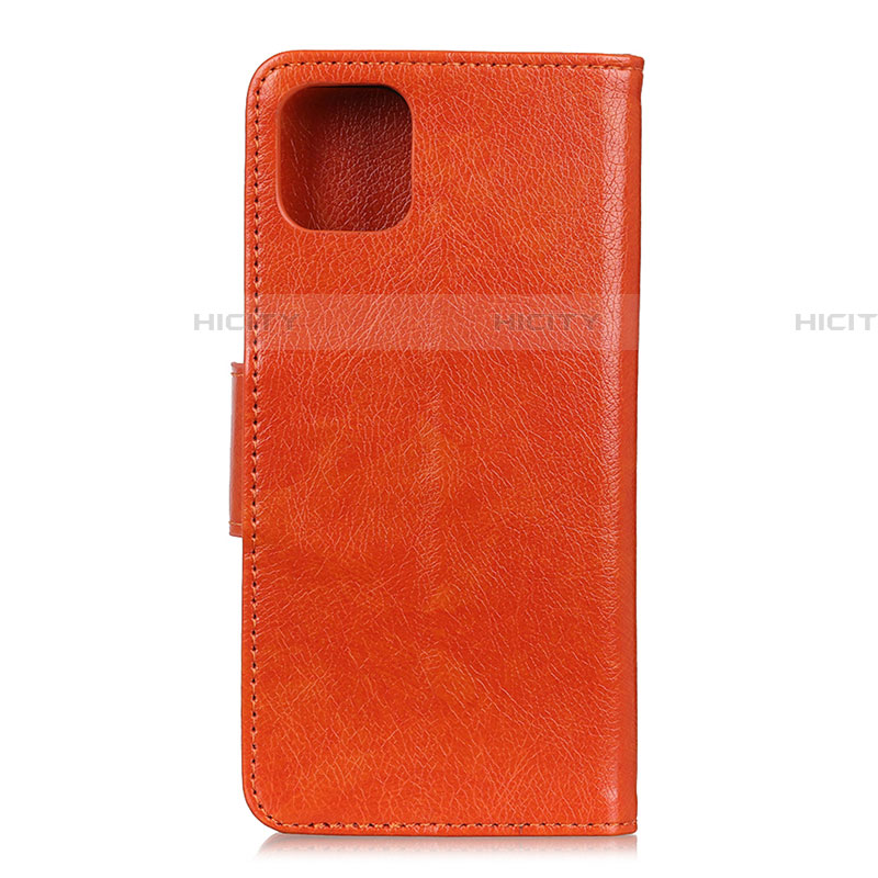 Coque Portefeuille Livre Cuir Etui Clapet L11 pour Samsung Galaxy A71 5G Orange Plus