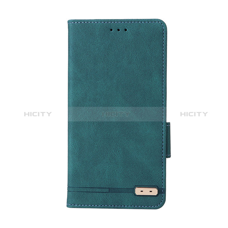 Coque Portefeuille Livre Cuir Etui Clapet L11Z pour Samsung Galaxy A22s 5G Vert Plus