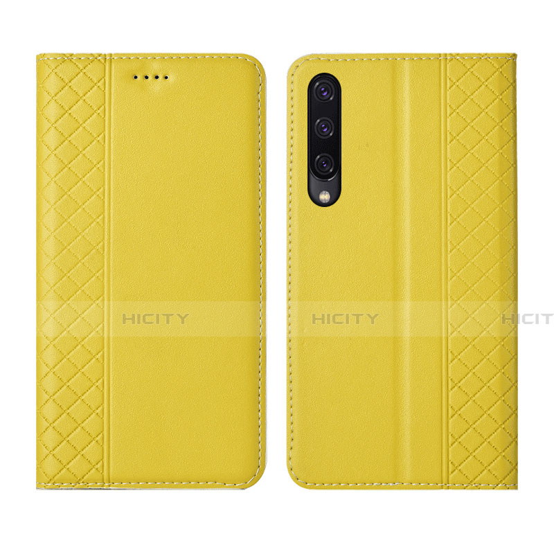 Coque Portefeuille Livre Cuir Etui Clapet L12 pour Huawei Honor 9X Pro Jaune Plus