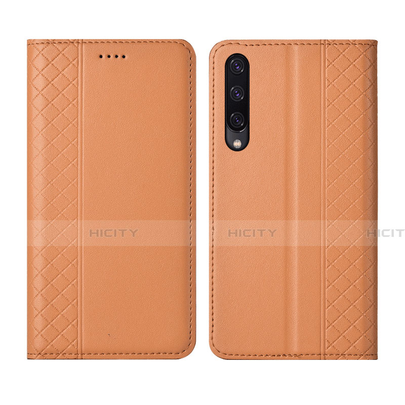 Coque Portefeuille Livre Cuir Etui Clapet L12 pour Huawei Honor 9X Pro Orange Plus