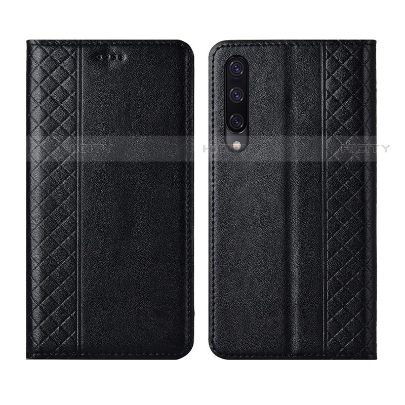 Coque Portefeuille Livre Cuir Etui Clapet L12 pour Huawei P Smart Pro (2019) Noir Plus