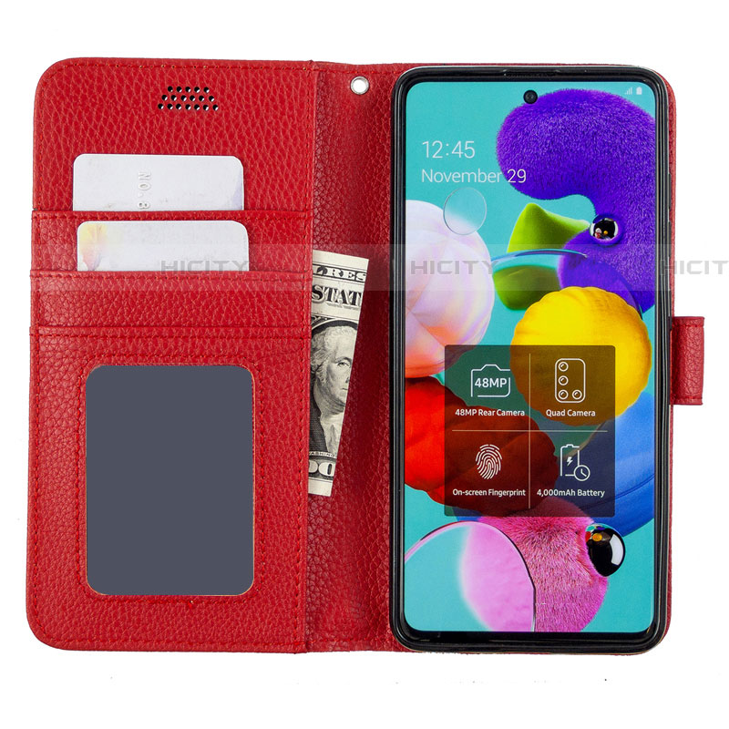 Coque Portefeuille Livre Cuir Etui Clapet L12 pour Samsung Galaxy A51 5G Plus