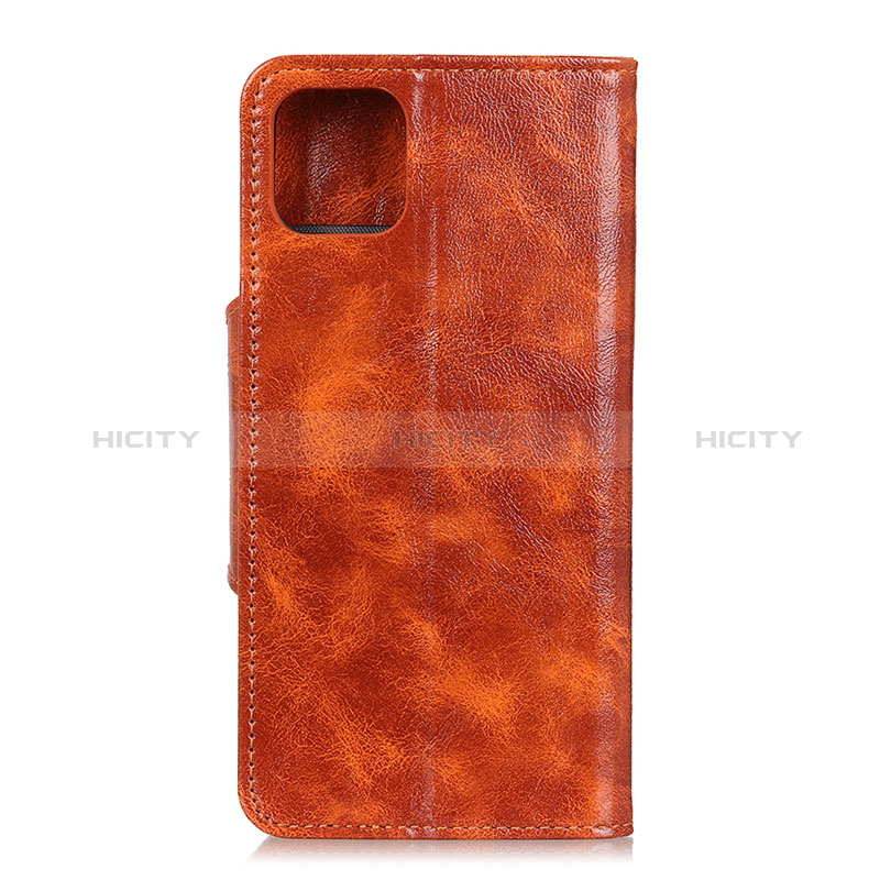 Coque Portefeuille Livre Cuir Etui Clapet L12 pour Samsung Galaxy A71 4G A715 Orange Plus