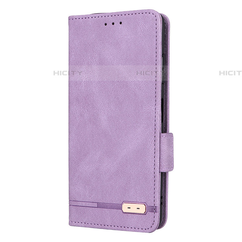 Coque Portefeuille Livre Cuir Etui Clapet L12Z pour Samsung Galaxy F42 5G Violet Plus