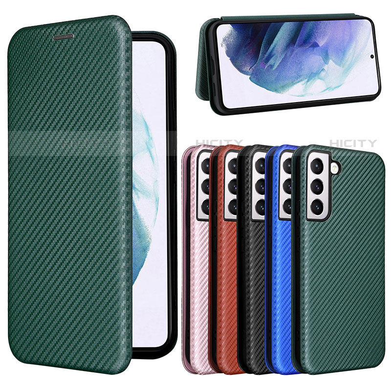 Coque Portefeuille Livre Cuir Etui Clapet L12Z pour Samsung Galaxy S21 FE 5G Plus