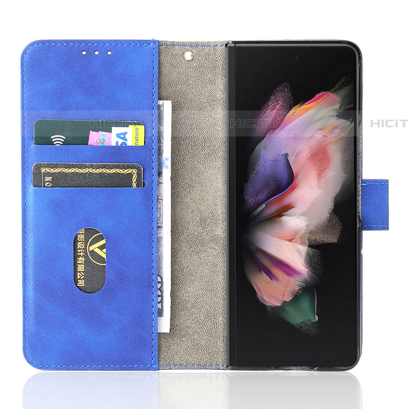 Coque Portefeuille Livre Cuir Etui Clapet L12Z pour Samsung Galaxy Z Fold4 5G Plus