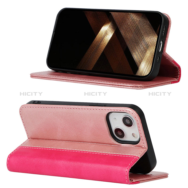 Coque Portefeuille Livre Cuir Etui Clapet L13 pour Apple iPhone 15 Plus