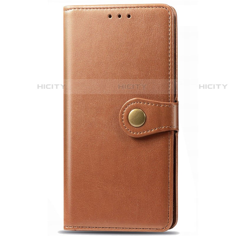 Coque Portefeuille Livre Cuir Etui Clapet L14 pour Huawei P Smart Pro (2019) Orange Plus