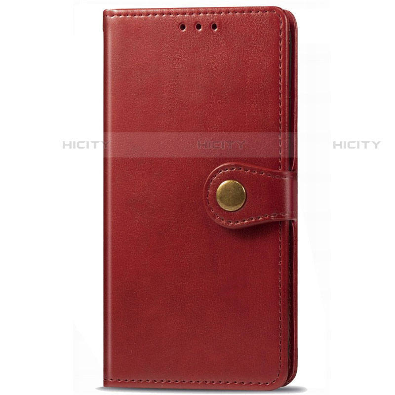 Coque Portefeuille Livre Cuir Etui Clapet L14 pour Huawei Y9s Rouge Plus