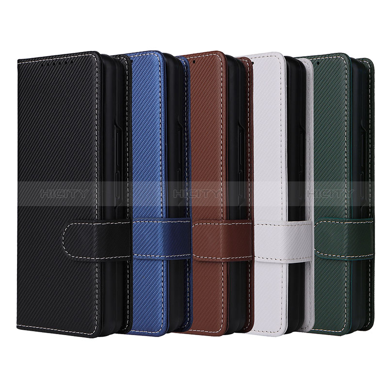 Coque Portefeuille Livre Cuir Etui Clapet L14Z pour Samsung Galaxy Z Fold3 5G Plus