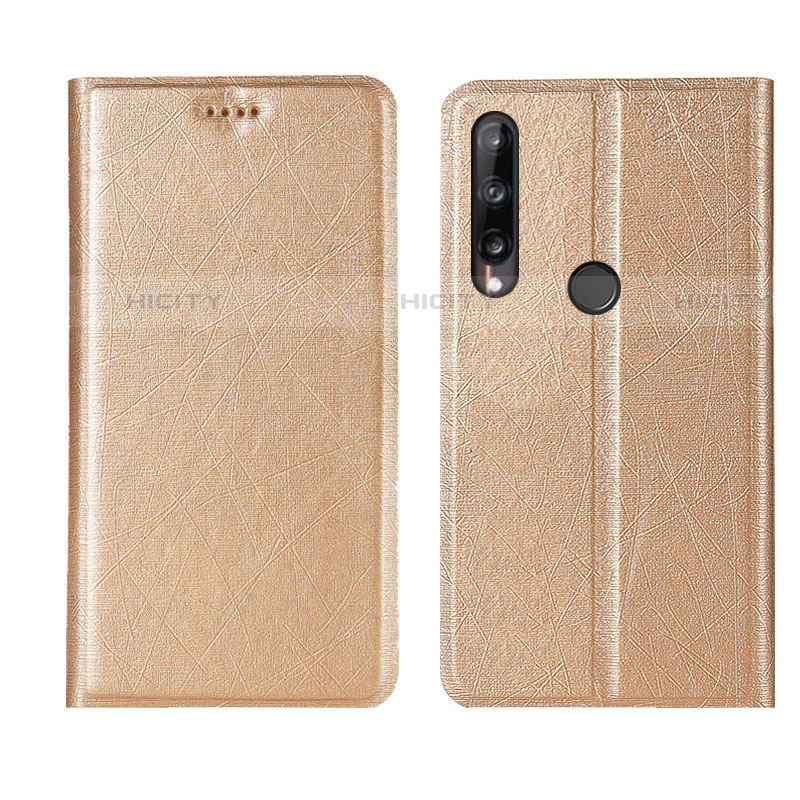 Coque Portefeuille Livre Cuir Etui Clapet L15 pour Huawei Y7p Or Plus