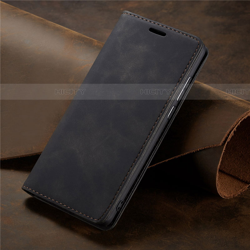 Coque Portefeuille Livre Cuir Etui Clapet L15 pour Samsung Galaxy A71 5G Noir Plus