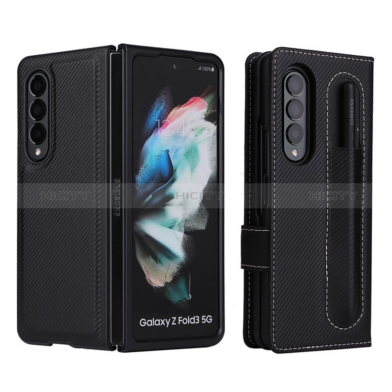 Coque Portefeuille Livre Cuir Etui Clapet L15Z pour Samsung Galaxy Z Fold3 5G Plus