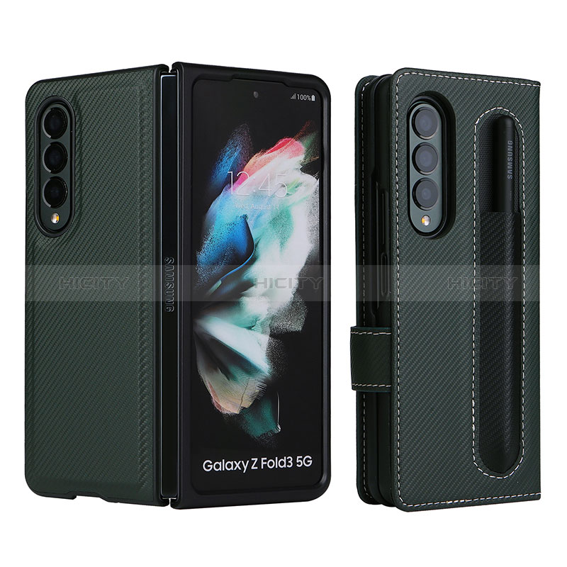 Coque Portefeuille Livre Cuir Etui Clapet L15Z pour Samsung Galaxy Z Fold3 5G Plus