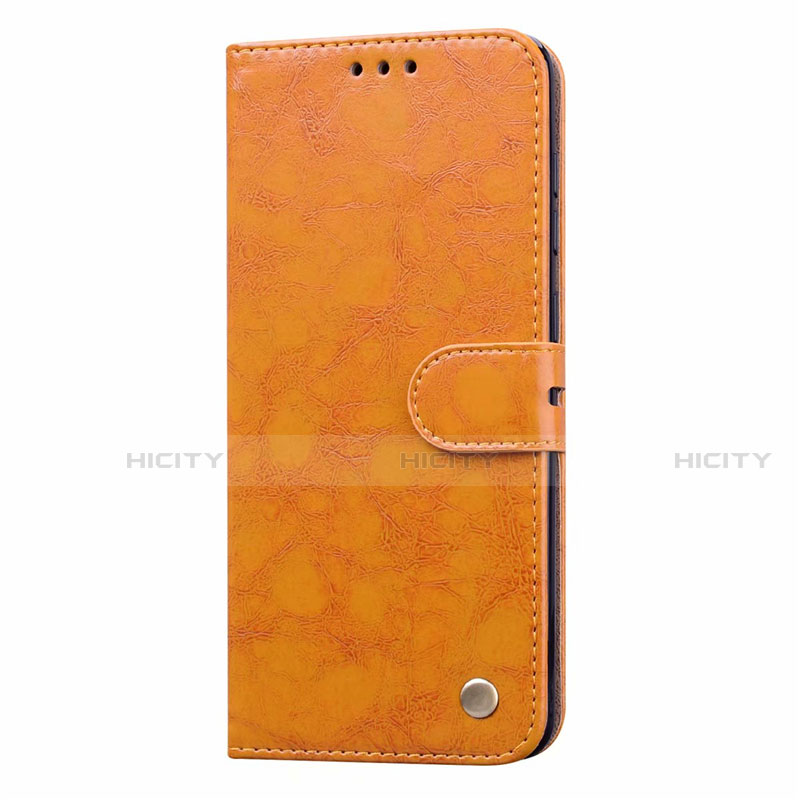 Coque Portefeuille Livre Cuir Etui Clapet L16 pour Samsung Galaxy A31 Orange Plus