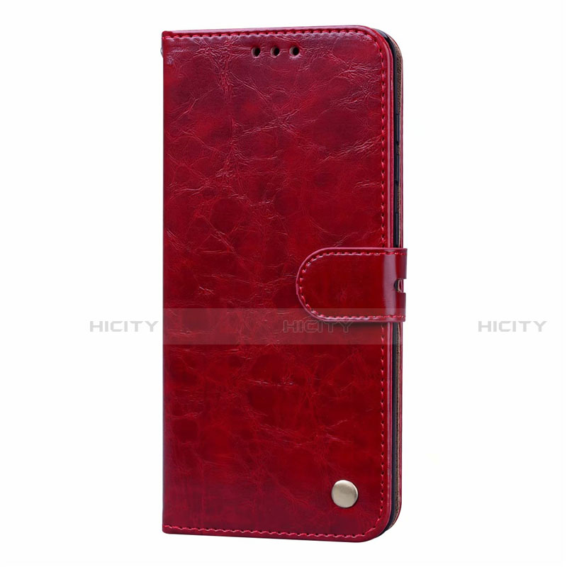 Coque Portefeuille Livre Cuir Etui Clapet L16 pour Samsung Galaxy A31 Rouge Plus