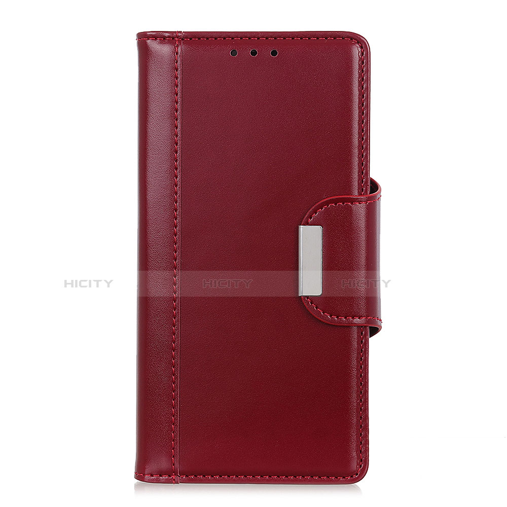 Coque Portefeuille Livre Cuir Etui Clapet L16 pour Samsung Galaxy A41 Vin Rouge Plus