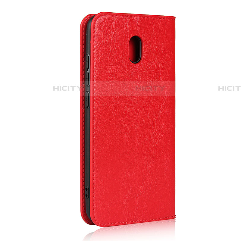 Coque Portefeuille Livre Cuir Etui Clapet L16 pour Xiaomi Redmi 8A Rouge Plus