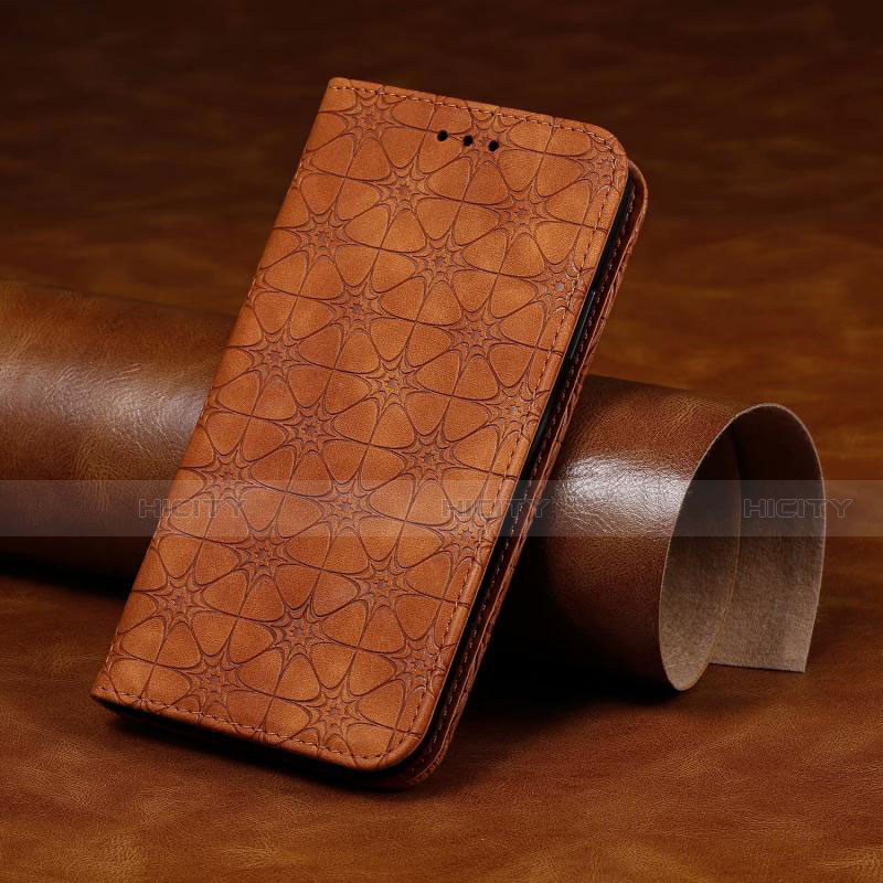 Coque Portefeuille Livre Cuir Etui Clapet L17 pour Huawei Honor 9C Orange Plus