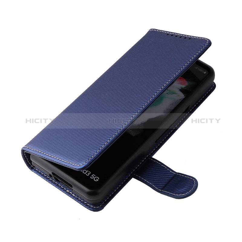 Coque Portefeuille Livre Cuir Etui Clapet L17Z pour Samsung Galaxy Z Fold3 5G Plus