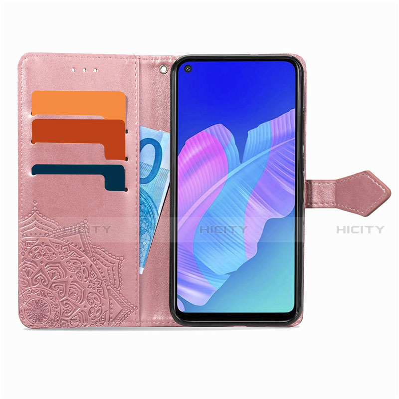 Coque Portefeuille Livre Cuir Etui Clapet L18 pour Huawei P40 Lite E Plus