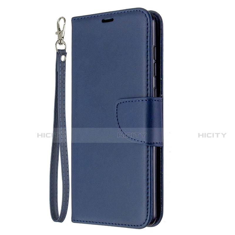 Coque Portefeuille Livre Cuir Etui Clapet L18 pour Samsung Galaxy A31 Bleu Plus