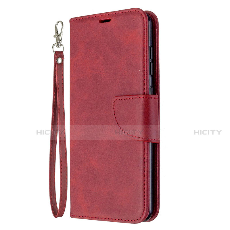 Coque Portefeuille Livre Cuir Etui Clapet L18 pour Samsung Galaxy A31 Rouge Plus