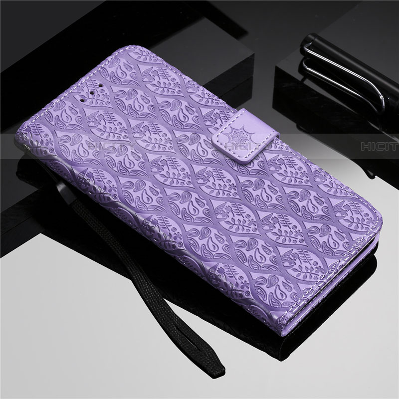 Coque Portefeuille Livre Cuir Etui Clapet L19 pour Samsung Galaxy A51 5G Violet Plus