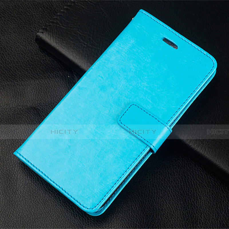 Coque Portefeuille Livre Cuir Etui Clapet L20 pour Huawei Honor 30S Bleu Ciel Plus