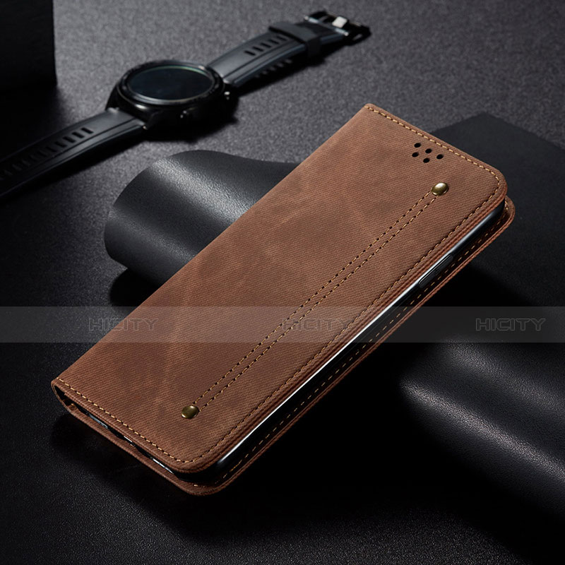 Coque Portefeuille Livre Cuir Etui Clapet L21 pour Apple iPhone 13 Pro Max Marron Plus