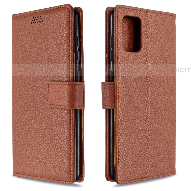 Coque Portefeuille Livre Cuir Etui Clapet L22 pour Samsung Galaxy A71 5G Marron Plus