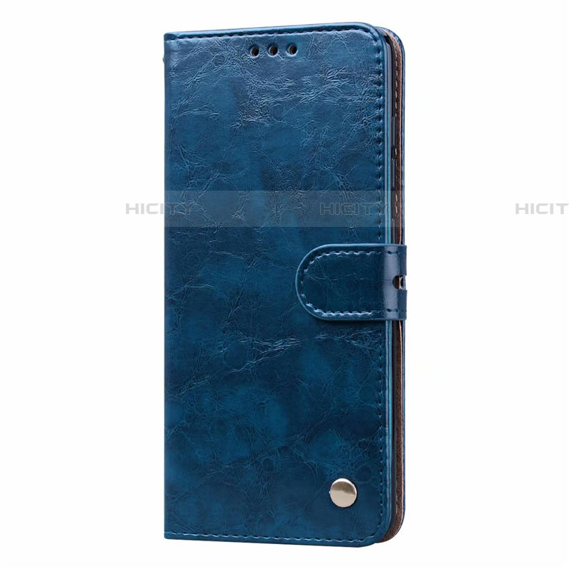 Coque Portefeuille Livre Cuir Etui Clapet L23 pour Samsung Galaxy A71 5G Bleu Ciel Plus