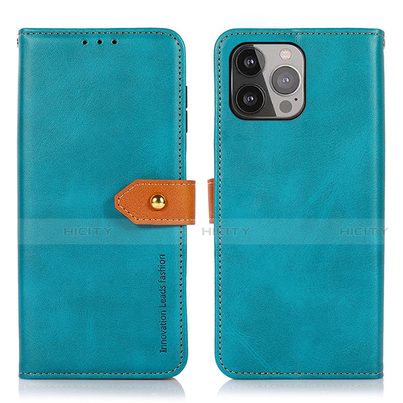 Coque Portefeuille Livre Cuir Etui Clapet L29 pour Apple iPhone 13 Pro Bleu Plus