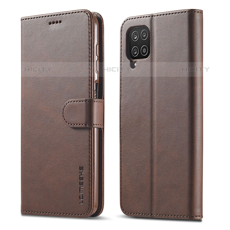 Coque Portefeuille Livre Cuir Etui Clapet LC1 pour Samsung Galaxy M33 5G Marron Plus