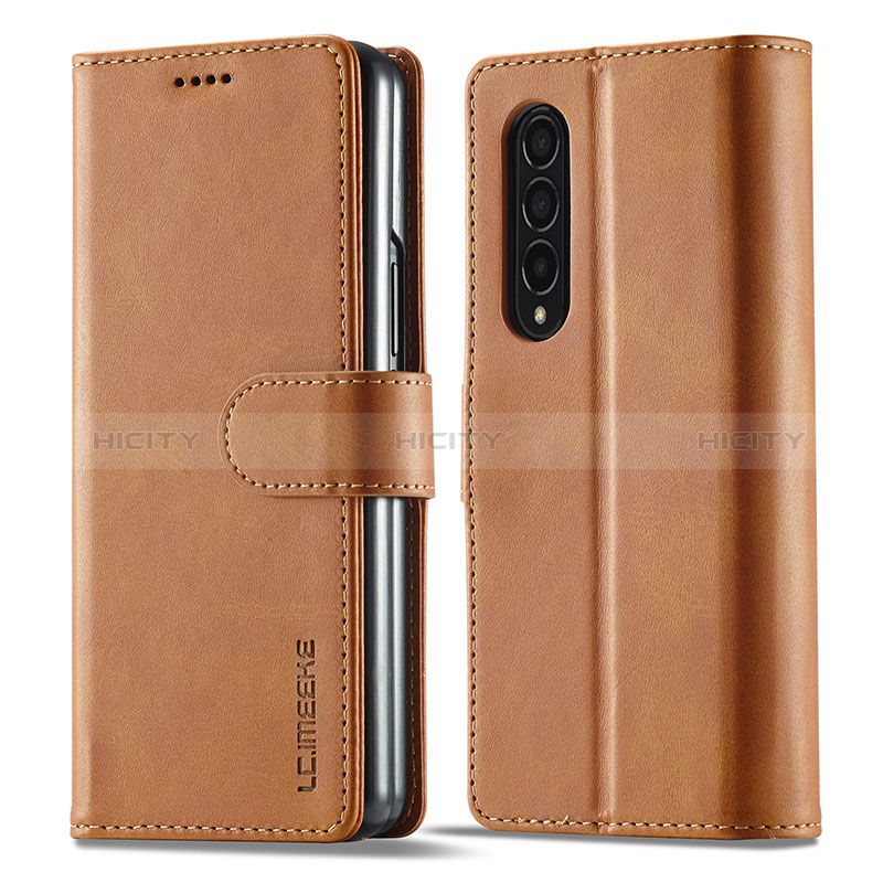 Coque Portefeuille Livre Cuir Etui Clapet LC1 pour Samsung Galaxy Z Fold3 5G Plus