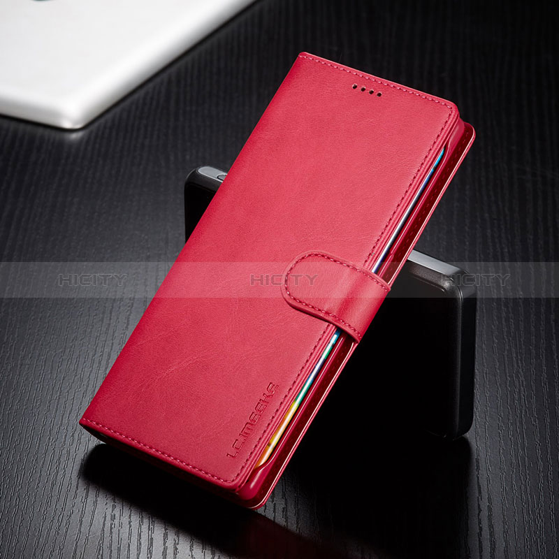 Coque Portefeuille Livre Cuir Etui Clapet LC2 pour Huawei Nova 8i Rose Rouge Plus