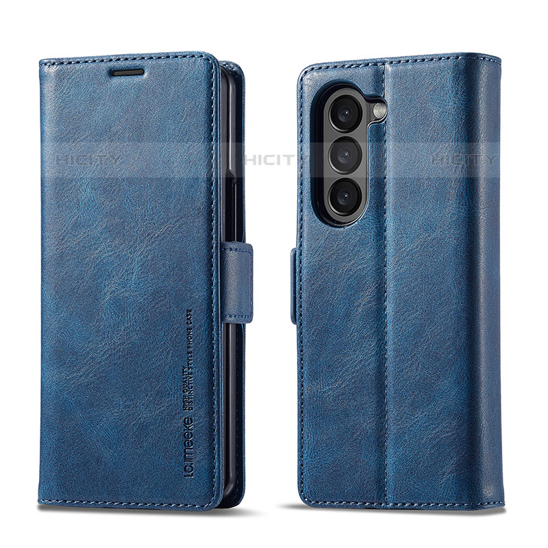 Coque Portefeuille Livre Cuir Etui Clapet LC2 pour Samsung Galaxy Z Fold5 5G Plus