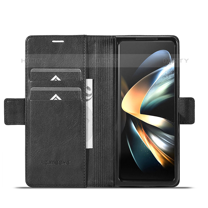 Coque Portefeuille Livre Cuir Etui Clapet LC2 pour Samsung Galaxy Z Fold5 5G Plus