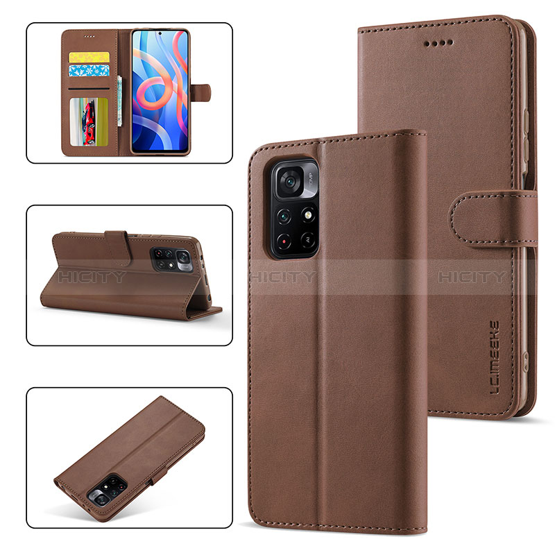 Coque Portefeuille Livre Cuir Etui Clapet LC2 pour Xiaomi Poco M4 Pro 5G Plus