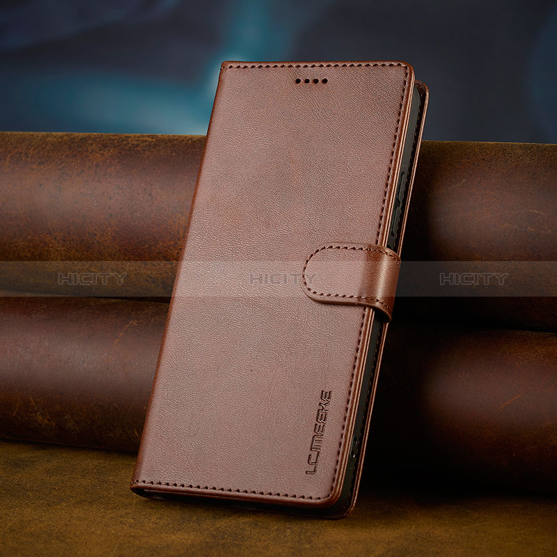 Coque Portefeuille Livre Cuir Etui Clapet LC2 pour Xiaomi Redmi 13C Marron Plus