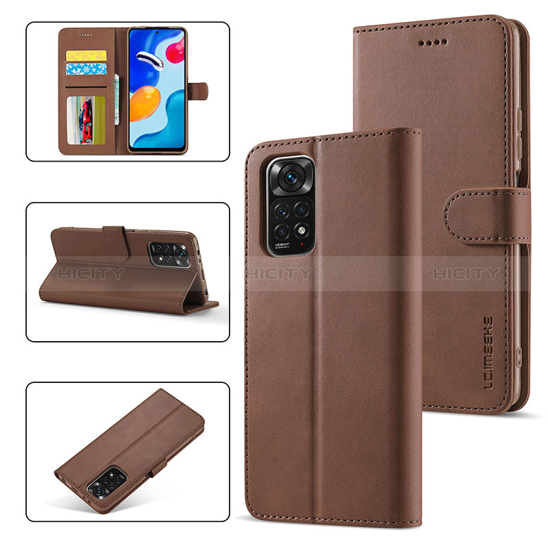 Coque Portefeuille Livre Cuir Etui Clapet LC2 pour Xiaomi Redmi Note 11 Pro 4G Plus