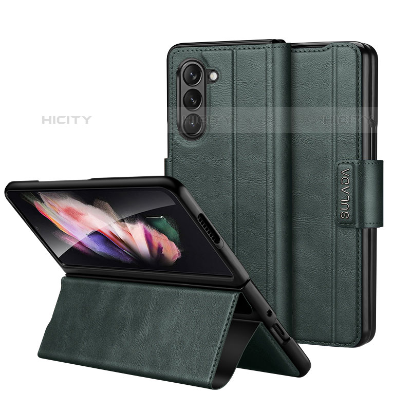 Coque Portefeuille Livre Cuir Etui Clapet LD1 pour Samsung Galaxy Z Fold5 5G Plus