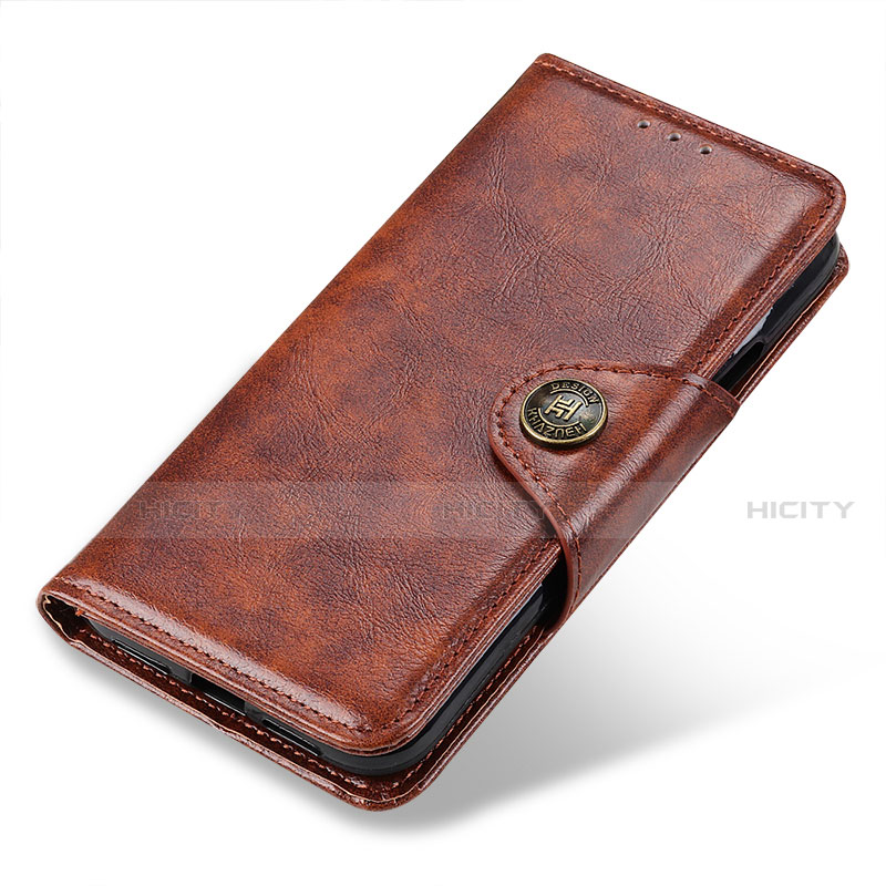 Coque Portefeuille Livre Cuir Etui Clapet M01L pour Motorola Moto Edge X30 5G Marron Plus