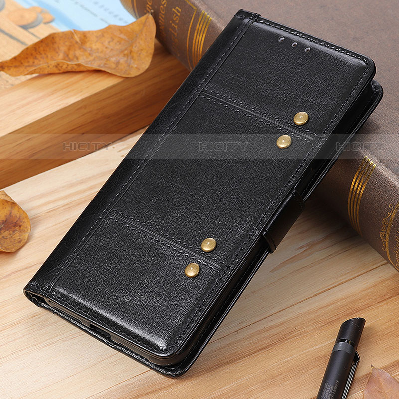 Coque Portefeuille Livre Cuir Etui Clapet M01L pour Motorola Moto G Stylus (2021) Noir Plus