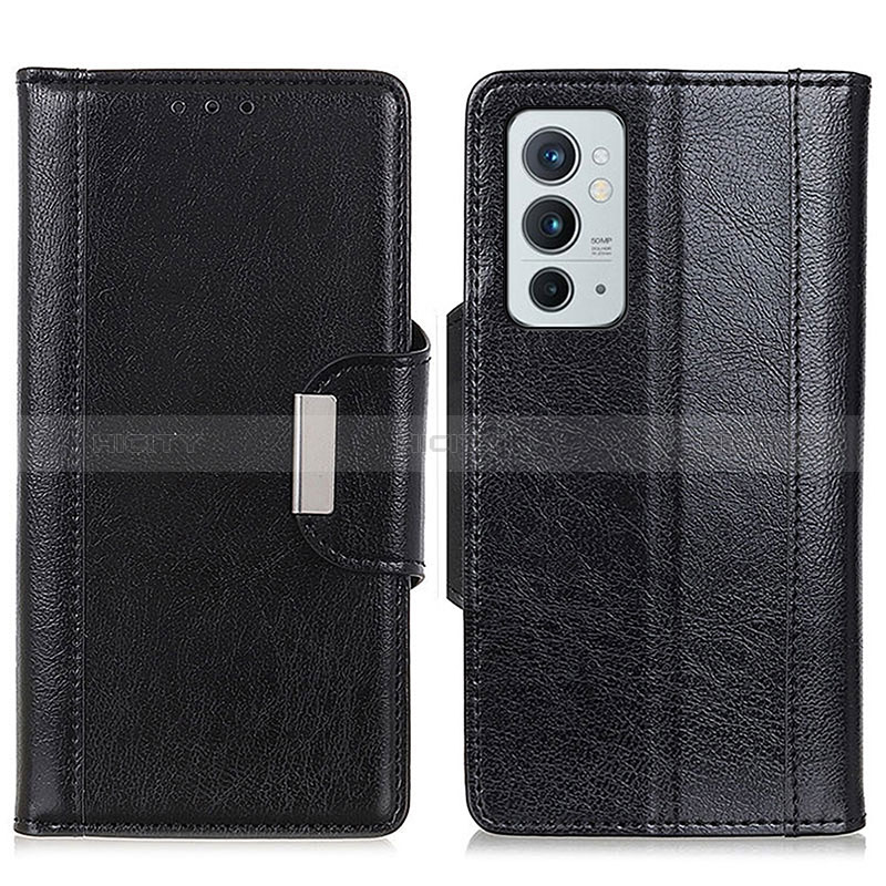 Coque Portefeuille Livre Cuir Etui Clapet M01L pour OnePlus 9RT 5G Noir Plus