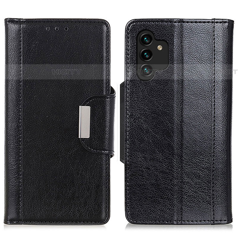 Coque Portefeuille Livre Cuir Etui Clapet M01L pour Samsung Galaxy A04s Noir Plus